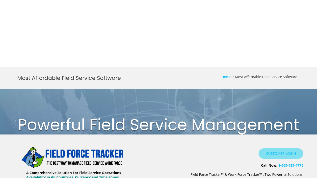 Field Force Tracker
